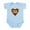 Sky Blue, variant on CafePress - Liebe Ist... 2 Infant Bodysuit - Baby Light Bodysuit, Size Newborn - 24 Months