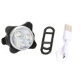 thumbnail image 3 of Nueva luz trasera para bicicleta de montaña al aire libre, recargable por USB, faro para bicicleta, luz de advertencia de seguridad, dos luces rojas y blancas brillar Electrónica, 3 of 5