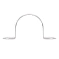 thumbnail image 3 of Uxcell 42mm/1.65" 201 Stainless Steel 2 Holes Rigid Pipe Strap Tension Tube Clamp 8 Pack, 3 of 5