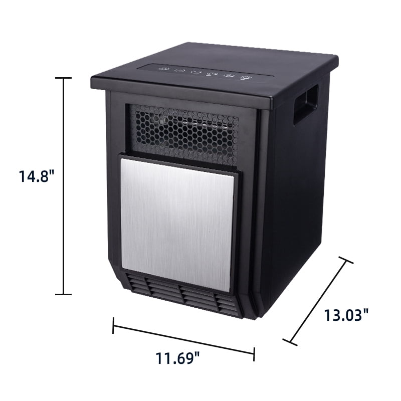 (3 pack) Mainstays New1500W Electric 4-Element Infrared Cabinet Space Heater