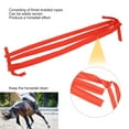 thumbnail image 4 of Queue de Cheval, Sac de Queue pour Chevaux, Queue de Cheval Multifonctionnelle 3 Tubes Garde de Queue Léger Respirant pour Maison Ferme, 4 of 8