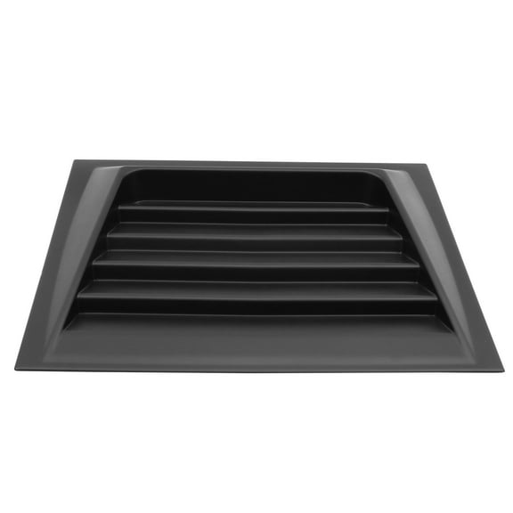 Ikon Motorsports DMAX Style Air Flow Hood Vent Cover Fits Universal Cars Primer Black ABS Engine Air Flow Heat Extraction Hood Louver