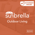 thumbnail image 4 of RSH Decor: 4 Square Accent Pillows Made with Sunbrella Performance Fabric | 20" x 20" | Canvas Rust, 4 of 9