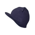 thumbnail image 1 of Bonnet d'Hiver avec Visière, Bonnet Tricoté Chaud Sans Manches, Marine, 1 of 2