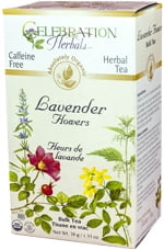 Celebration Herbals Organic Lavender Flowers Bulk Tea Caffeine Free 38 g