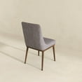 thumbnail image 3 of Grayson Mid-Century Modern Polyester Blend Fabric Dining Chair in Gray (Pair), 3 of 6