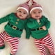 thumbnail image 2 of 3Pcs Adorable Christmas Baby Romper Set Trajes de mono de manga larga (100), 2 of 5