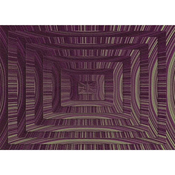 Ahgly Company Machine Washable Indoor Rectangle Transitional Rosy-Finch Purple Area Rugs, 8' x 12'