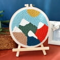 thumbnail image 1 of CHOK Owl Needle Felting Set Beginner Felt Painting Set with Wool Felt Painting Set Decorative Frame Suitable for Home Decoration Christmas Gift, 1 of 6