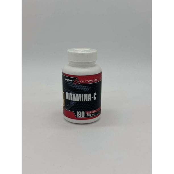 Vitamina C 500 mg | Peak Nutrition | 90 Cápsulas | Refuerza el Sistema Inmunológico y la Salud Celular
