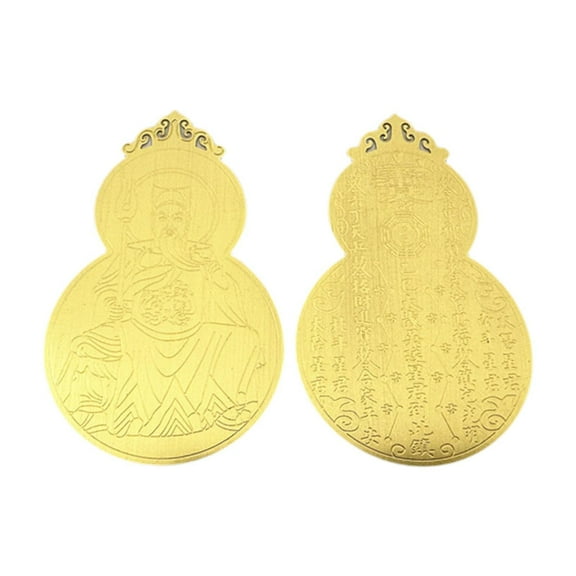 yuksok 2 Pieces 2025 Tai Sui Amulet Card Protection Cards for Purses New Year Gifts Gold