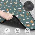 thumbnail image 3 of Honeii Farm Animal Print Car Foot Mat Four-Piece Set - Front & Rear Universal Car Floor Mats for SUVs, Trucks, Sedans, 3 of 7