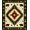 Green Beige Rust, Pattern 15, variant on ODIKA 8'x10' Washable Area Rug Cabin Cowboy Motif Mens Decorations Reindeer Lone Southwestern for Dining Room, Large Office, Lounge, Non-Slip Chair-Friendly Mat