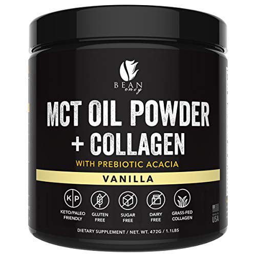 Bean Envy MCT Oil Powder with Collagen and Prebiotic Acacia Pure MCT