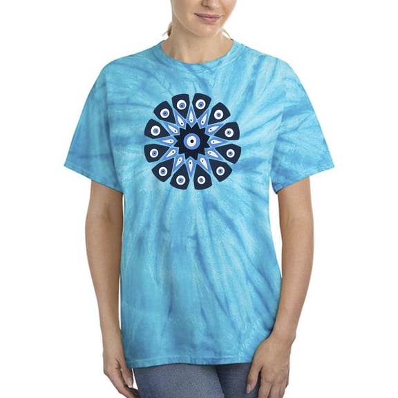 Nazar Eye Banners Wt Tie Dye Cyclone Women -Image by Shutterstock, Female Large
