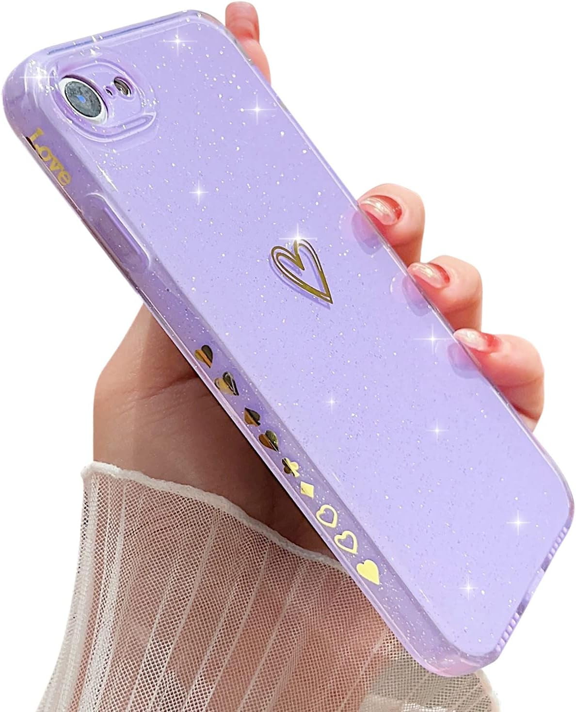 Glitzer-Hülle Für IPhone 6/6S – Süße Schmetterlings-Designs Mit Glitzer, Transparent & Weich