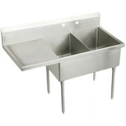 Elkay SS8254L0 Double Bowl Stainless Steel Scullery Sink