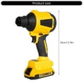 thumbnail image 5 of Electric Cordless Dust Blower 21000RPM Handheld Leaf Blower 450W Air Duster Tool, 5 of 8