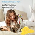 thumbnail image 5 of Juguetes para gatos, divertidos juguetes eléctricos giratorios para gatos con revoloteo deportivo, juguete para gatos con mariposas, 5 of 5