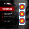 thumbnail image 5 of Morrell FITA Recurve Bullseye Paper Face Shooting Targets, 17x17-in., 100 Count, 5 of 6