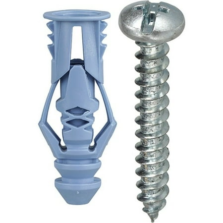 

Dottie #10 Blue Triple-Grip Anchor Kit w/ Pan Head Combo Drive Screws (Tuff Pack)