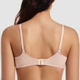 thumbnail image 2 of MELENECA Women's Sexy Lace Push Up Plus Size Sheer Balconette Underwire Unlined Bra Beige 34DD, 2 of 6