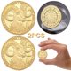 thumbnail image 5 of Regalo Coleccionable Monedas Conmemorativas Chapadas en Oro 12 Constelaciones (Aries), 5 of 9