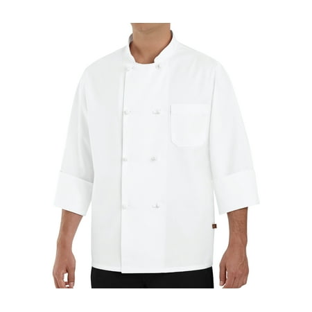 8 Button Chef Coat - Men's Eight Knot Button Chef Coat
