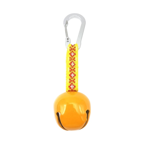Bear Bell Carabiner Keychain Iron Durable Portable Alert for Hiking Camping Pet Outdoor Use