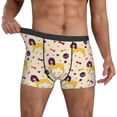 thumbnail image 3 of Men's Boxer Briefs, Cute Poodle Dog Funny Bones Soft Comfy Mens Underwear Boxer Briefs Breathable With Widen Waist, 3 of 7