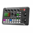 thumbnail image 2 of HLONK Audio Interface F998 Sound Card 3.5mm Microphone Webcast Live Usb Sound Card Audio For PC Phone Computer, 2 of 7