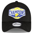 thumbnail image 2 of Men's New Era  Black Los Angeles Rams 2024 NFC West Division Champions Locker Room 9FORTY A-Frame Adjustable Hat, 2 of 5
