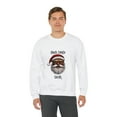 thumbnail image 5 of Black Santa Sleigh Unisex Heavy Blend™ Crewneck Sweatshirt, 5 of 7
