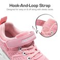 thumbnail image 7 of BURUDANI Boys Girls Fashion Sneakers Running Shoes Knit Athletic Shoes with Hook and Loop, 7 of 7