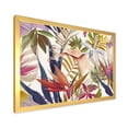 thumbnail image 2 of Designart 'VIntage Tropical Flowers VIII' Tropical Framed Art Print, 2 of 4