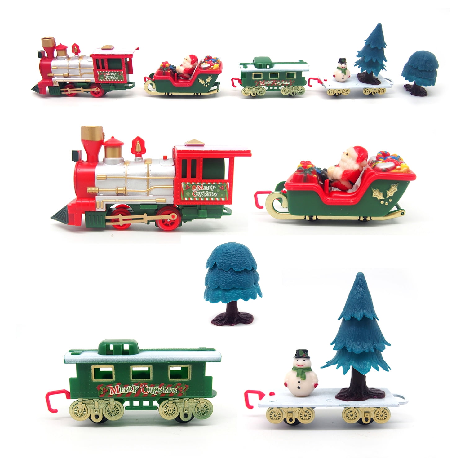You can do 10 different forms of track! Christmas Train Santa Claus