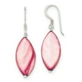 thumbnail image 1 of Boucles d'Oreilles en Argent Sterling Rose Nacre QE5951, 1 of 2