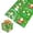 F, variant on iZHH 2Pcs Christmas Wrapping Paper ( 75cmX51cm, 4.11 Square Feet)Single-sided, Classic Santa Claus And Other Patterns for Christmas, Party, Holiday, D