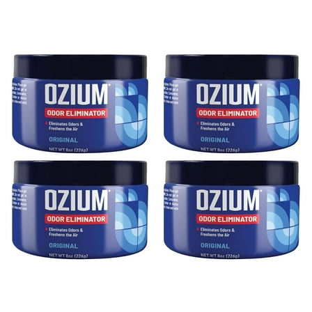 Ozium Gel 8oz Ozium Smoke & Odors Eliminator, Original Scent - 4 PACK