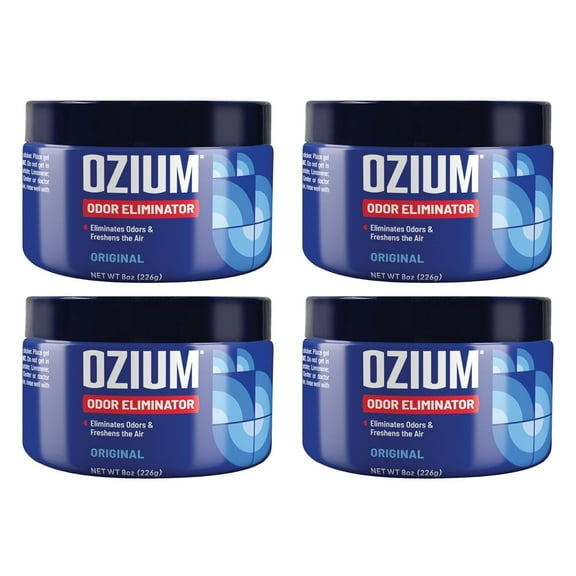 Ozium Gel 8oz Ozium Smoke & Odors Eliminator, Original Scent - 4 PACK
