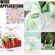 thumbnail image 5 of Cinta de gasa blanca, 2 rollos, 1-1/2 pulgadas x 10 yardas, cinta de organza transparente, cinta de seda de gasa hecha a mano, cinta blanca, 5 of 5