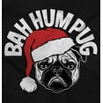 thumbnail image 2 of Funny Christmas Bah Humbug Pug Pun Plus Size Crewneck Graphic Tee Shirt Brisco Brands 5X, 2 of 5