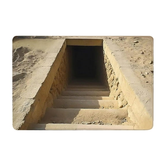 3D Optical Illusion Hole in The Floor Rug - Non- Front Door Mat for Indoor/Outdoor, Large Visual Illusion Carpet for Living Room, Playroom, Office, Porch, or Entrance Decor