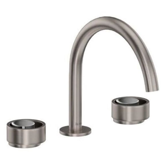 Rohl Ec08d3iw Eclissi 8'' Widespread Bathroom Faucet - Satin Nickel With Polished Chrome