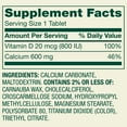 thumbnail image 5 of (3 pack) Spring Valley Calcium Plus Vitamin D Tablets, 600 mg, 100 Count,  Dietary Supplement, 5 of 13