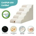 thumbnail image 3 of PetSafe Curved Dog Stairs – Foam Ramp for Small Pets, Non-Slip Ladder for Bed & Sofa with Waterproof Cover, 3 of 5