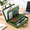Green-14.2" x 10.4" x 2",Transparent, variant on Accordion File Organizer With Lock Document