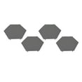 thumbnail image 3 of 4 Pcs Pierres de Marche Extérieures Légères Résistantes aux Intempéries pour Jardin Pelouse Allée, Design Décoratif avec Piquets de Sol, 3 of 7
