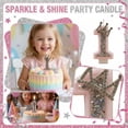 thumbnail image 2 of Digital Birthday Cake Number Candles– LED Light-Up Numeric Candlestick for Party Cake Decoration, 2 of 5