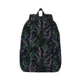thumbnail image 2 of Rocae Lavender Flowers for Durable Canvas Backpack Leisure Large Bag Travel Rucksack Multi-function Backpack, 2 of 8